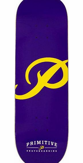 Primitive Classic P Purple Skateboard Deck - 8