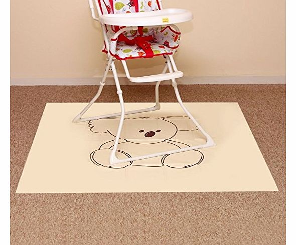 Prince Lionheart Pipsy Koala Highchair Splash Mat - Multi Use Floor Mat