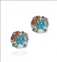 Princess Perfect Earrings: Stud Vintage Turquoise