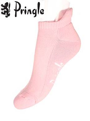 Pringle Ladies 2 Pair Pringle Johanne Cushion Trainer Sock Black