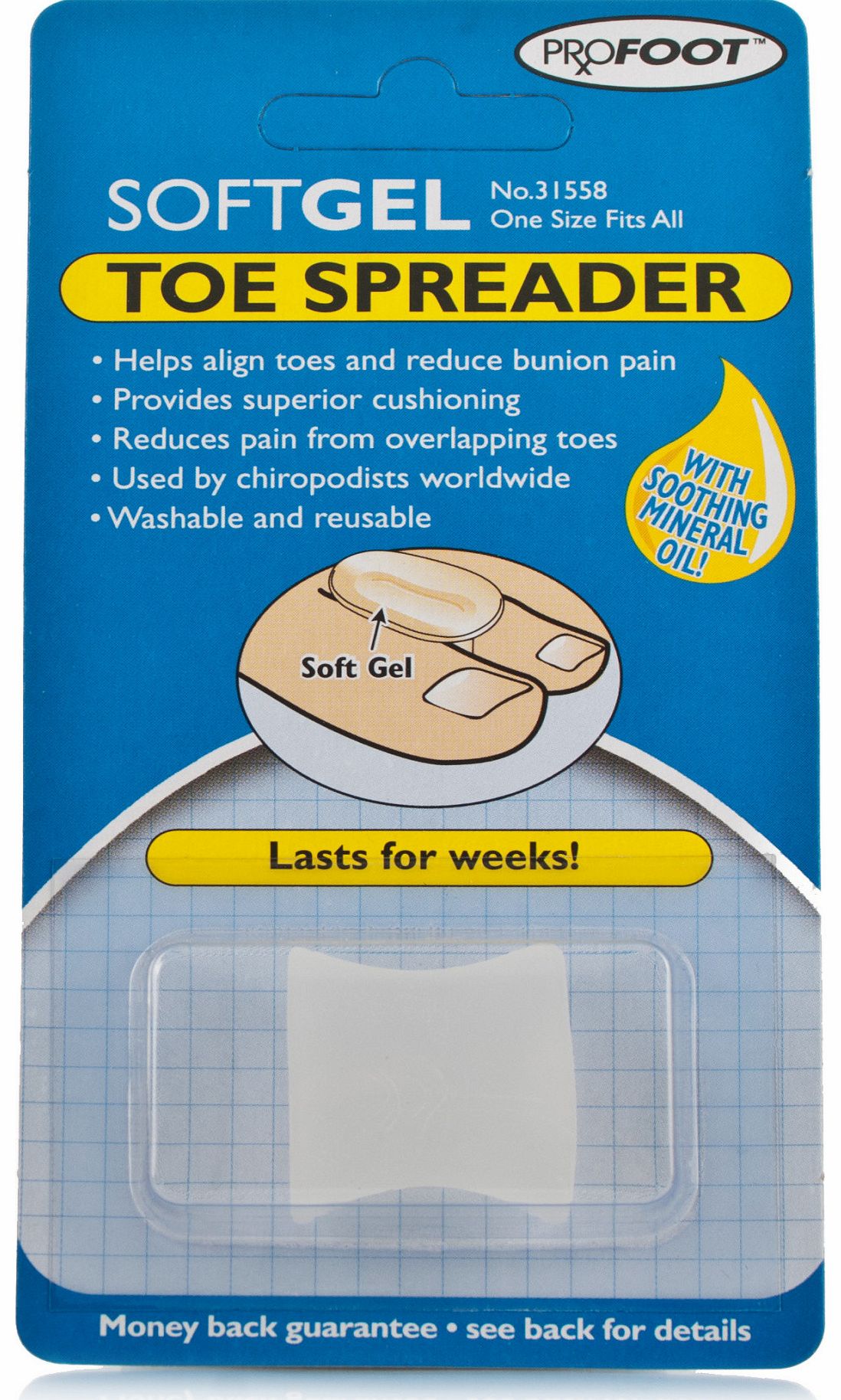 Profoot Soft Gel Toe Spreader