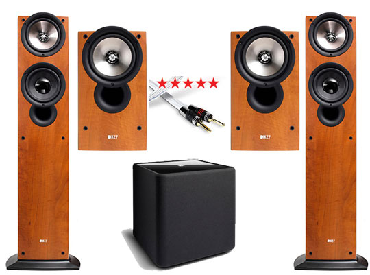 KEF AV50 Speaker Package - Free Speaker Cable -