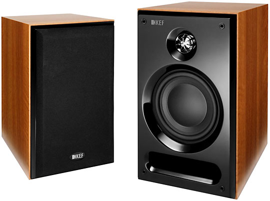 KEF C3 Bookshelf Speakers - Black Ash c3b