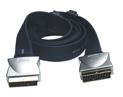 Profigold PGV783 3m Flat Cable Scart Lead