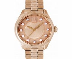 Project D Ladies Rose Gold Bracelet Watch