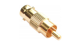 BNC to Phono Adapter - Gold Plated 3 Pack