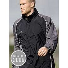 Prostar Cyclone Rain Jacket Black-Graphite/White