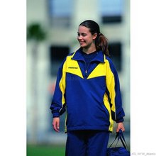 Junior Prostar Atlantic Football Jacket Yellow-Navy/White