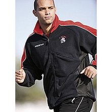 Prostar Polar Fleece Jacket Black-Scarlet/White