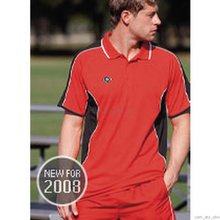 PRO STAR Atlas Polo Shirt Scarlet-Black/White (Junior)