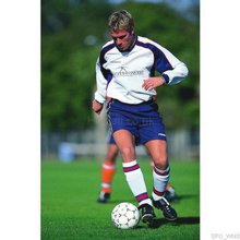 Sporting Football Jersey White-Navy/Scarlet