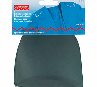 Prym Gold-Zack Black Raglan Shoulder Pads With Strap