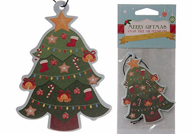 Puckator Christmas Tree Shaped Pine Scented Air Freshener