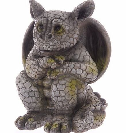 Puckator Dragon Garden Ornament Hands amp; Chin on Knee