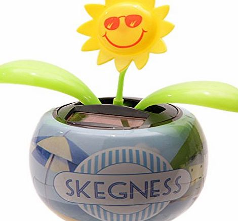 Puckator FF41 Solar-Powered Skegness Sunflower Ornament 10 x 6.5 x 11cm