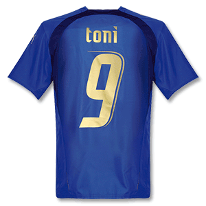 06-07 Italy Home 4 Star Shirt + Toni No. 9