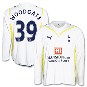 Puma 09-10 Tottenham Home L/S Shirt   Woodgate 39