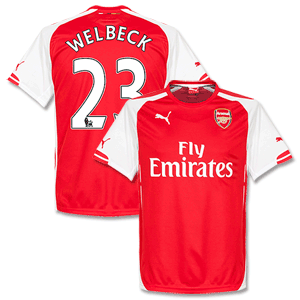 Puma Arsenal Home Welbeck Shirt 2014 2015