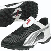 Puma Attaccante TT Turf - Black/White/Silver.