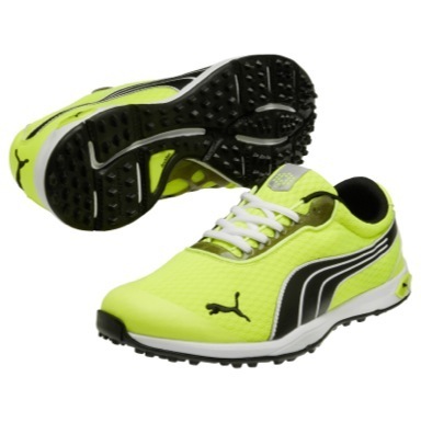 Puma BioFUSION SL Mesh Golf Shoes Fluro