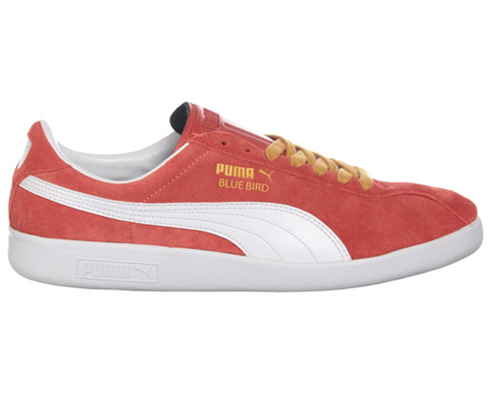 Puma Bluebird Coral Suede Trainers