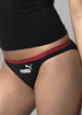 Contrast Cat bikini brief