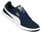 Puma California 2 Navy/White Mesh/Suede Trainers