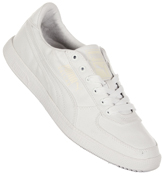 Dallas White Canvas Trainers