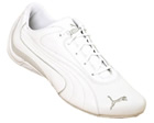 Puma Drift Cat II Perf White/Grey Leather Trainers