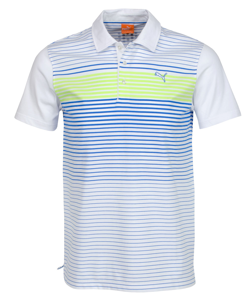 Engineered Stripe Plaited Polo