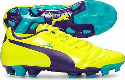 Puma evoPOWER 4 FG Football Boots Fluro