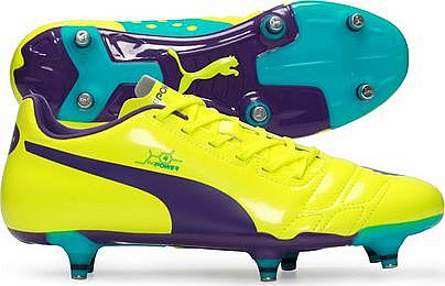 Puma evoPOWER 4 SG Football Boots Fluro