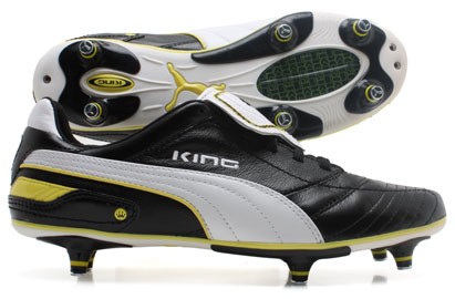 Puma Football Boots Puma King Finale SG Football Boots Black/White/Yellow