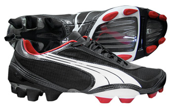 Puma Football Boots Puma V1-08 FG Football Boots Black / White