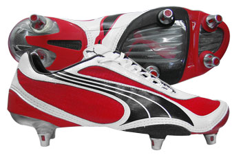 Puma Football Boots Puma V1-08 SG Football Boots Red / White / Black