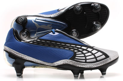 Puma Football Boots Puma V1-10 SG Football Boots Royal / Silver / Black