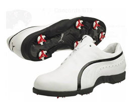 Golf 08 Concorde GTX White/Black Golf Shoe