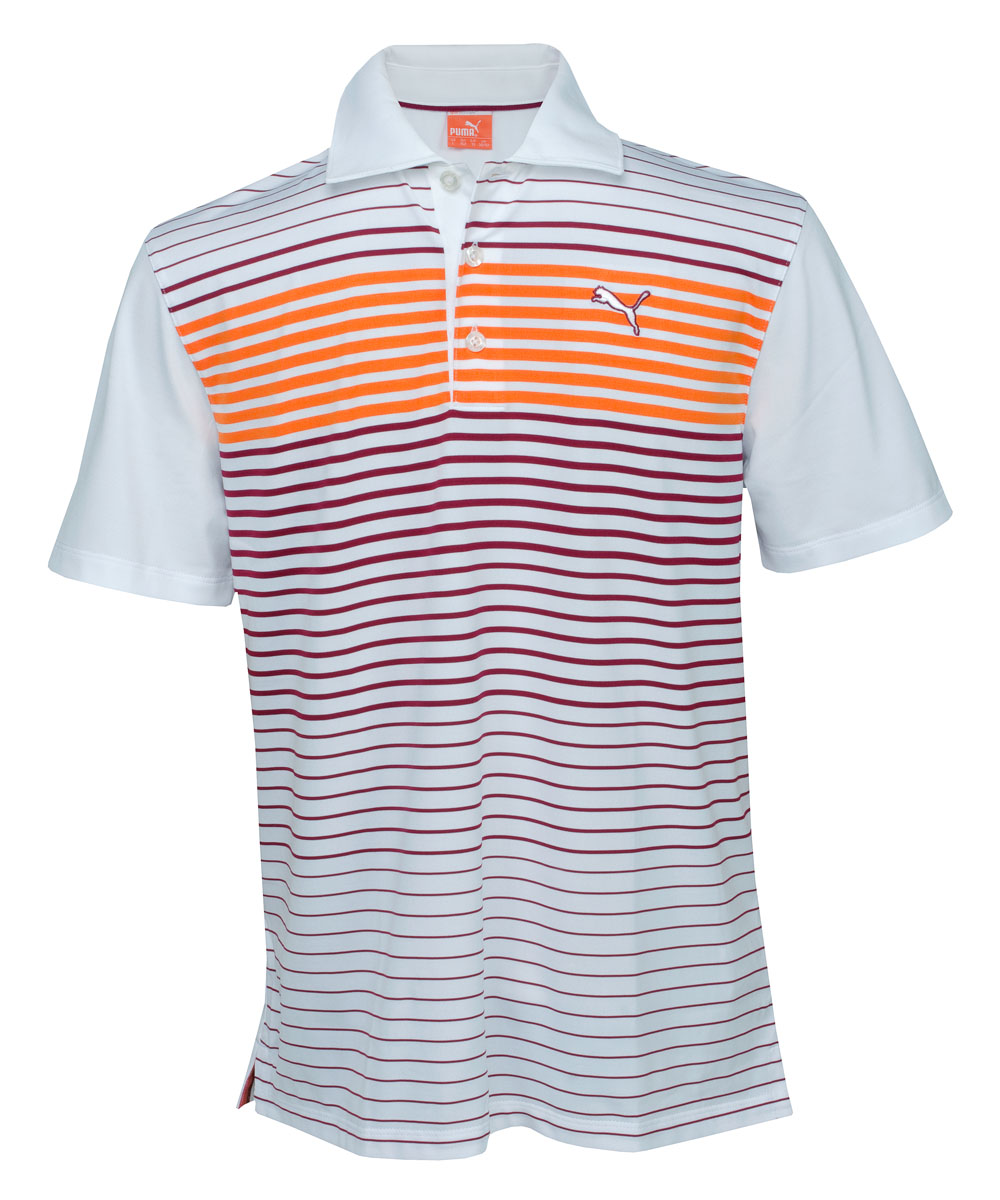 Golf Junior Stripe Tech Polo