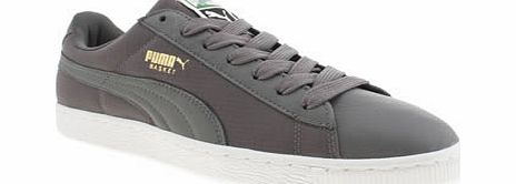 Puma Grey Basket Classic Trainers