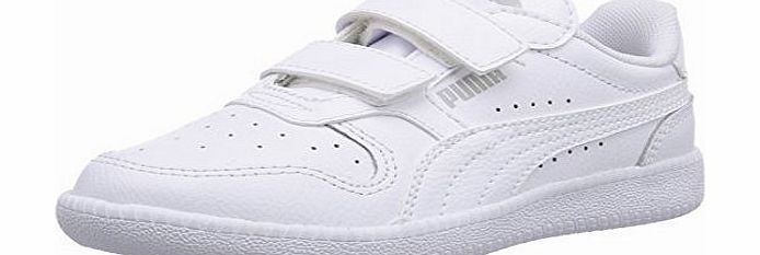 Puma Icra Trainer V Kids, Unisex Childrens Trainers, White (White/White 08), 9 UK Child