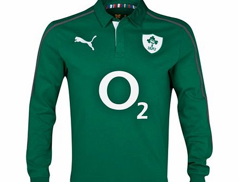 Ireland Cotton Home Shirt 2013/14 - Long Sleeve