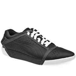 Puma Male Clear Cut L Leather Upper Fashion Trainers in Black