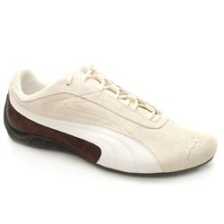 Puma Male Drift Cat L Suede Upper Fashion Trainers in Beige and Brown