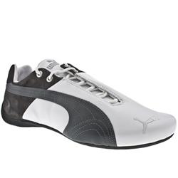 Puma Male Puma Future Cat Lo Manmade Upper Fashion Trainers in White and Black