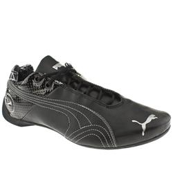 Puma Male Puma Future Cat Lo X Manmade Upper Fashion Trainers in Black and Silver