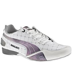 Puma Male Puma Motorazzo Cs Ducati Manmade Upper Fashion Trainers in White and Black