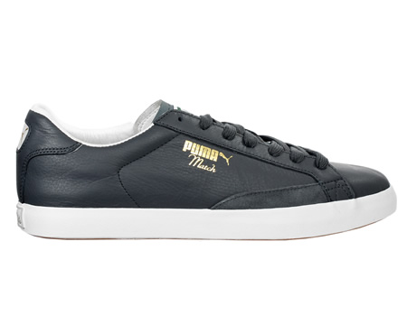 Puma Match Vulc Grey Leather Trainers