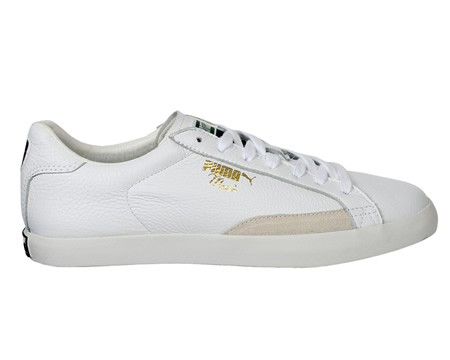 Puma Match Vulc White Leather Trainers