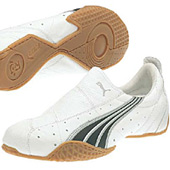 Puma Mens Asana Slip on FS - White/Black/Metallic Silver/Gum.