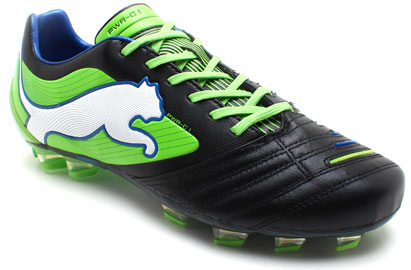 Puma Powercat 1 FG Football Boots Black/Jasmine